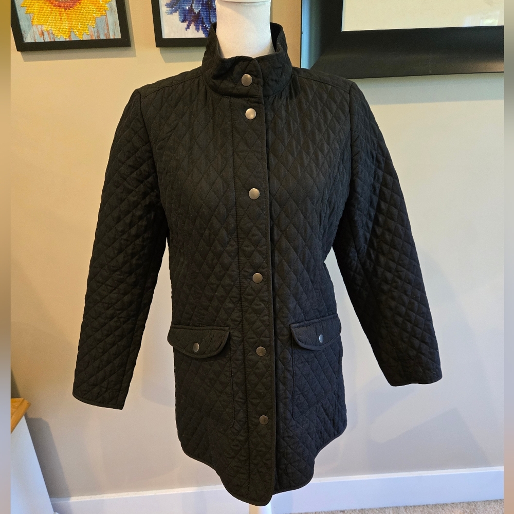 JJill Diamond quilted Lightweight Jacket